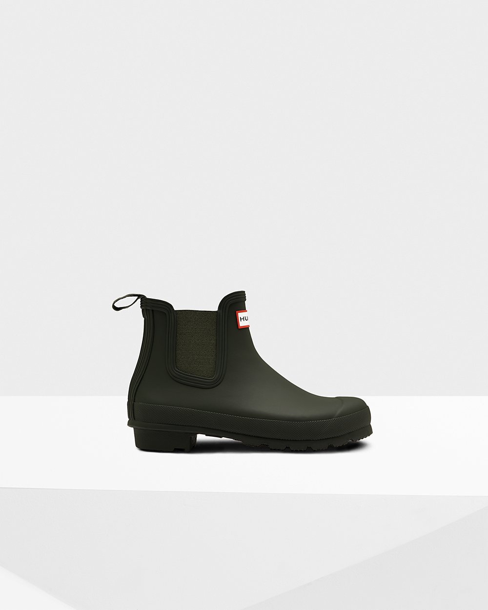 Womens Chelsea Boots - Hunter Original (68OLUXCTB) - Dark Olive